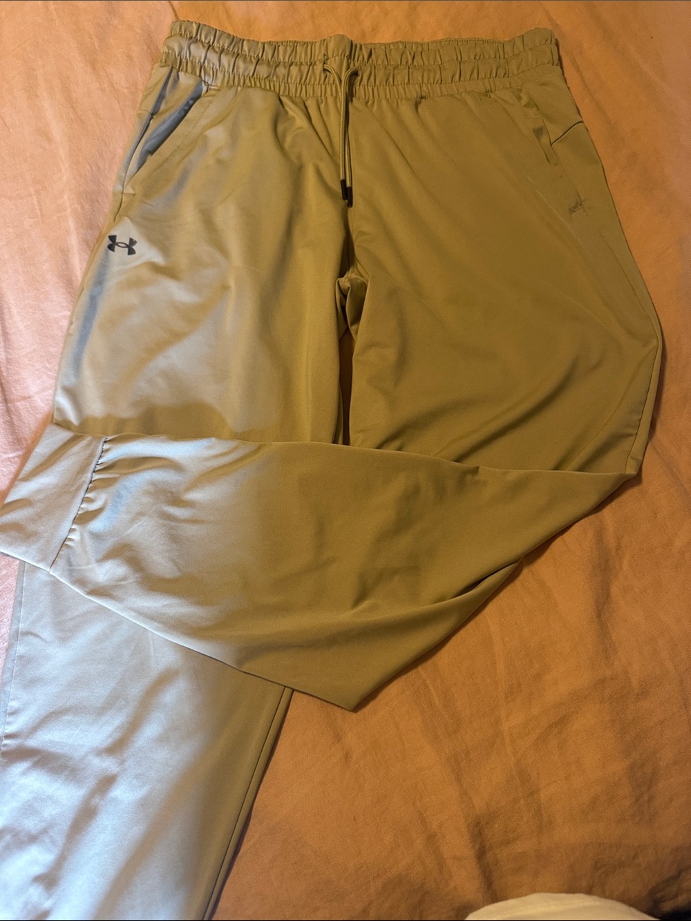 Under Armour Ladies Tan Performance Joggers